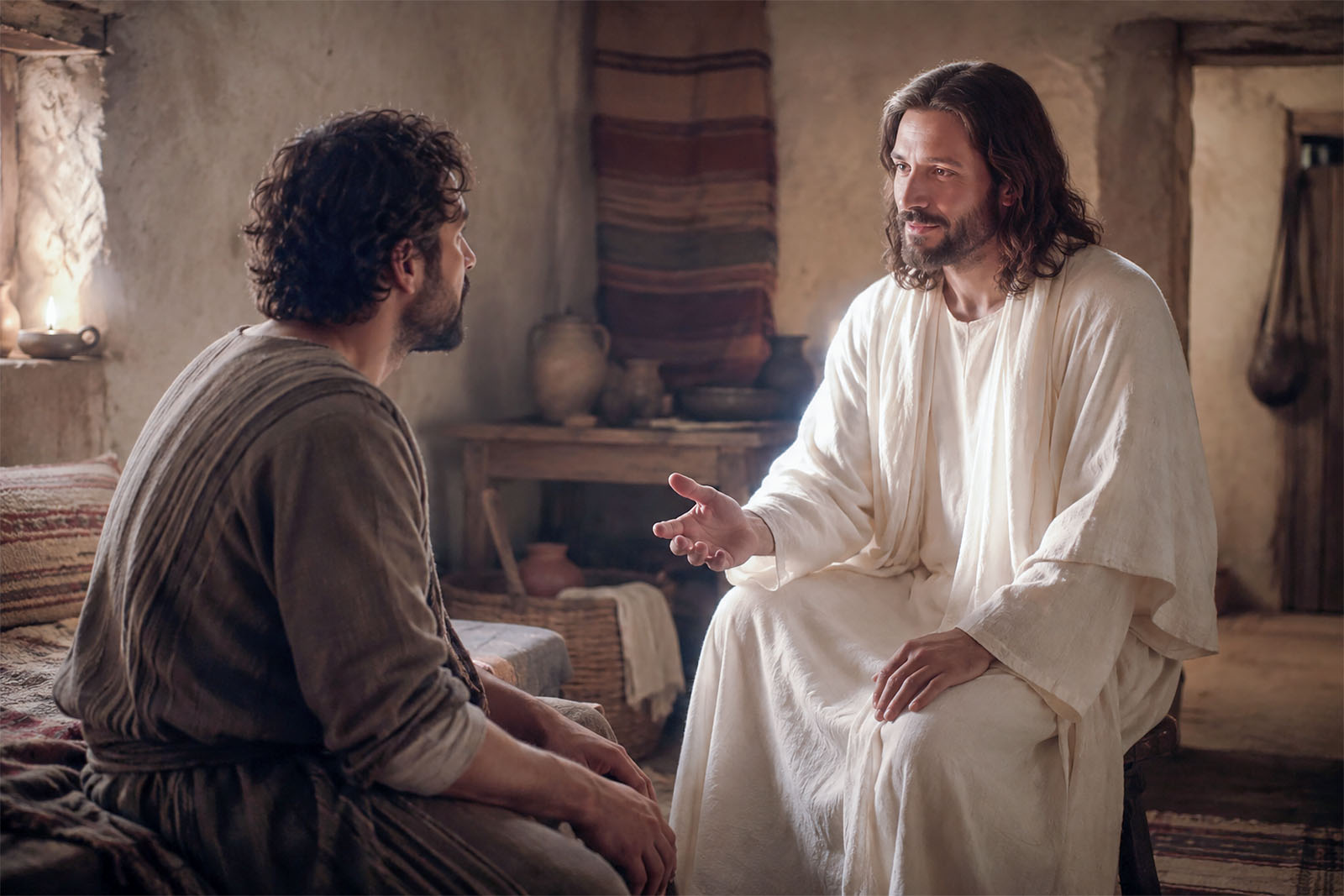 Jesus meets with His brother James after the resurrection